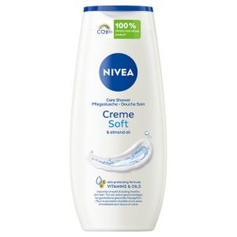 Dušigeel Creme Soft, NIVEA, 250 ml