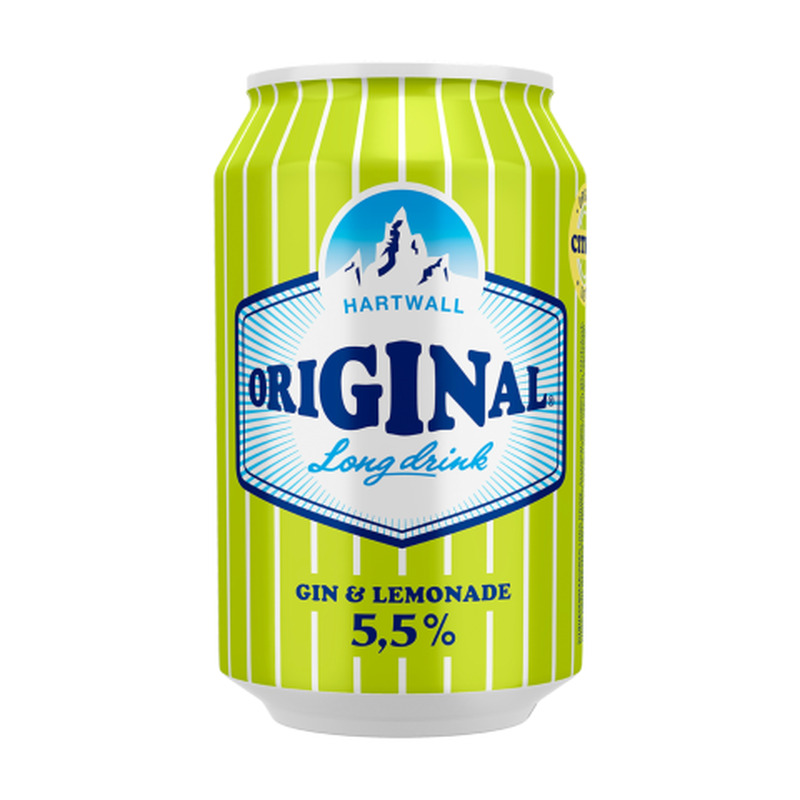 Muu alkohoolne jook Hartwall Original Long Drink Lemonade 5,5%vol 0,33l prk