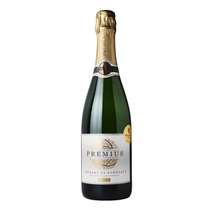 PREMIUS Cremant De Bordeaux Brut 12% 75cl (valge, kuiv)