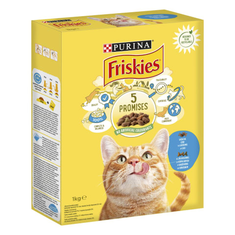 Kassisööt Friskies lõhe-tuun.-juurv. 1kg