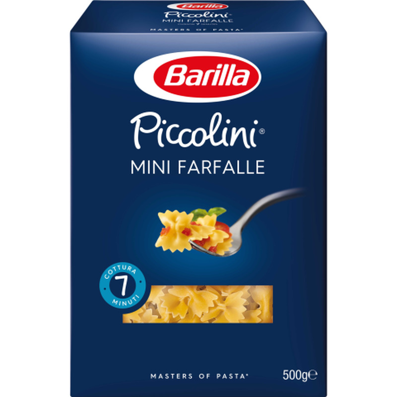 Pasta Piccolini Mini Farfalle, BARILLA, 500 g