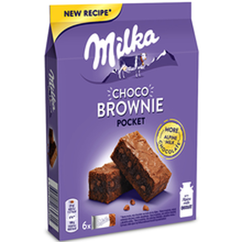 Šokolaadiküpsis brownie šokolaaditükkidega, MILKA, 150 g