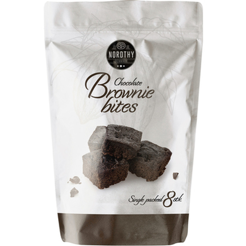 NORDTHY Brownie šokolaaditükkidega 200g (8x25g)