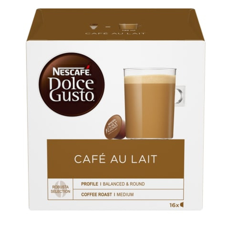 Kohvikapslid Cafe Au Lait Nescafe Dolce Gusto 160g