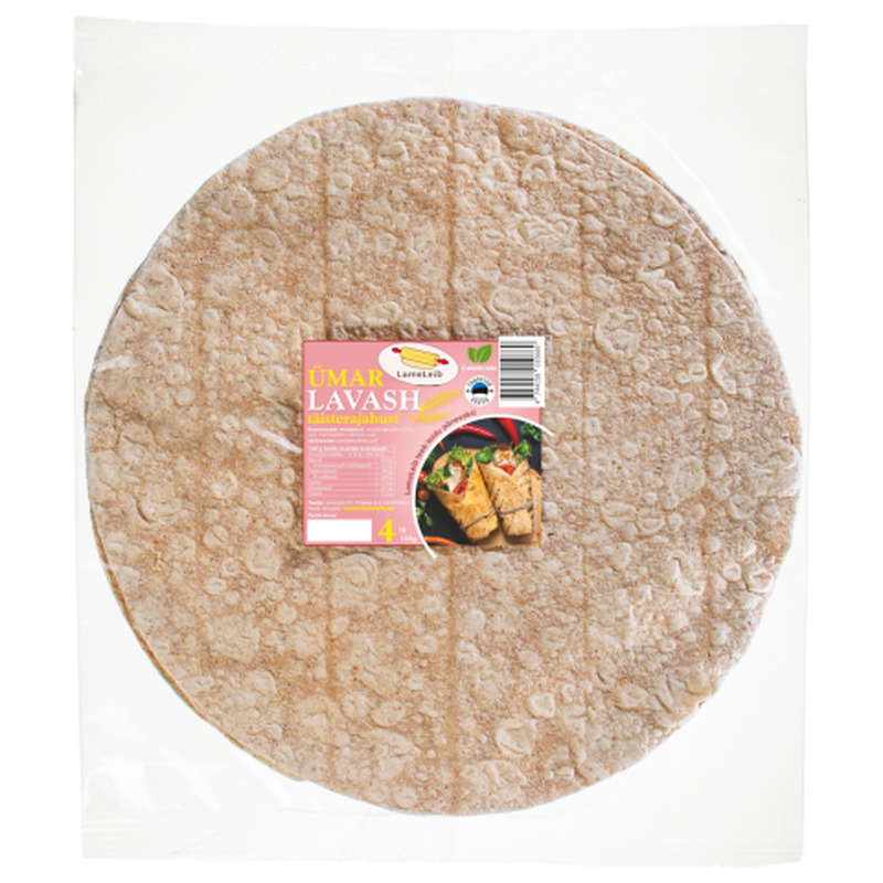 Ümar Lavash täisterajahust, LAMELEIB, 160 g