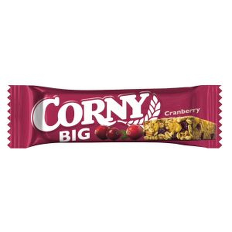 Müslibatoon jõhvikatega, CORNY BIG, 50 g