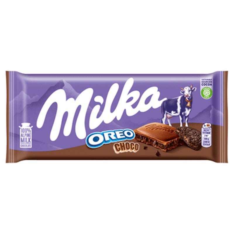 Šokolaad Oreo Choco, MILKA, 100 g