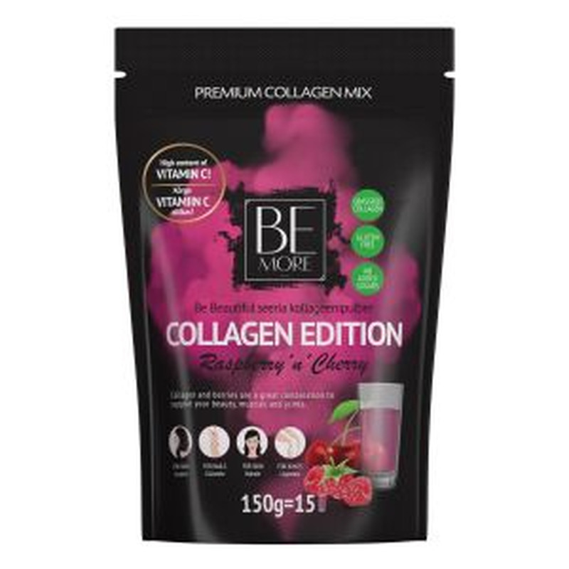 Be More Supertoidusegu Collagen 150g vaarika-kirsi