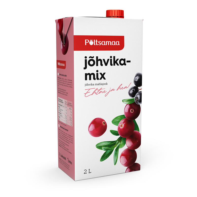 Jõhvika mahlajook, PÕLTSAMAA, 2 L