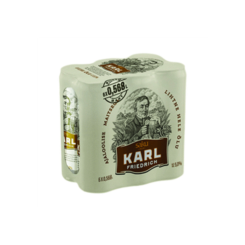 Hele õlu KARL FRIEDRICH 5% 6x 568ml