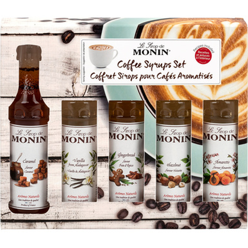 MONIN Kohvi siirupite komplekt 5x50ml