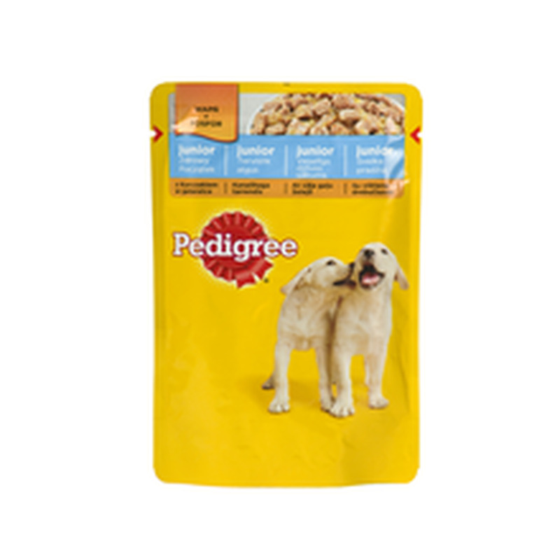 PEDIGREE Junior koeraeine kutsikatele kanalihaga tarrendis, 100 g