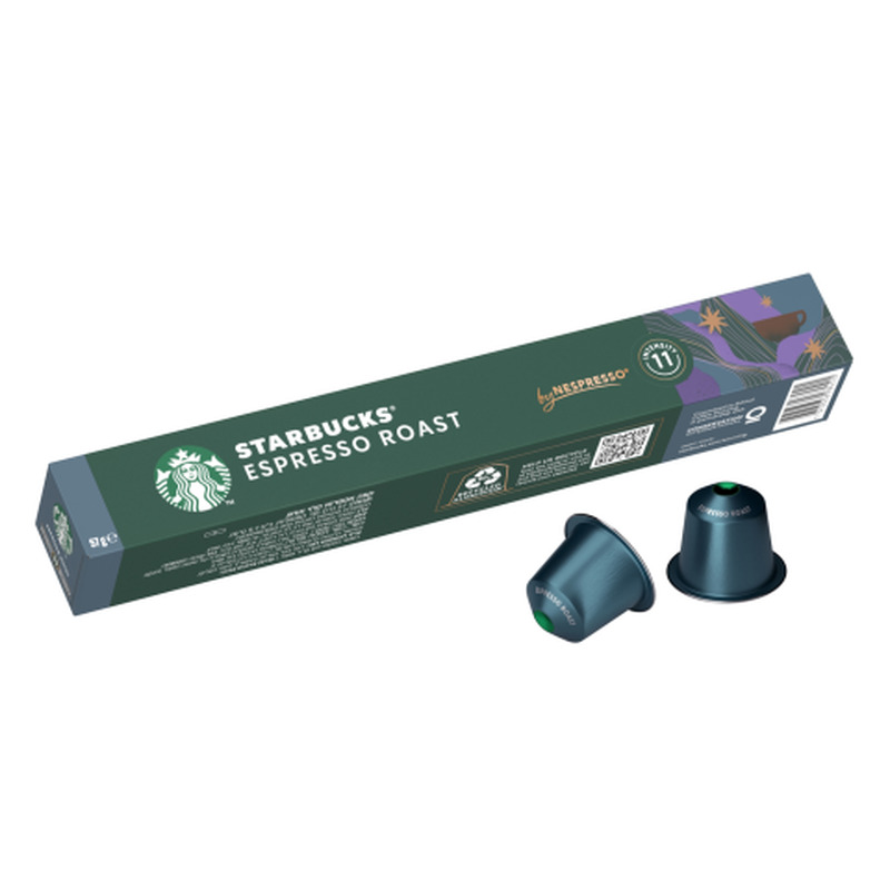 Kohvikapslid Starbucks Espresso Roast 10tk, 57g