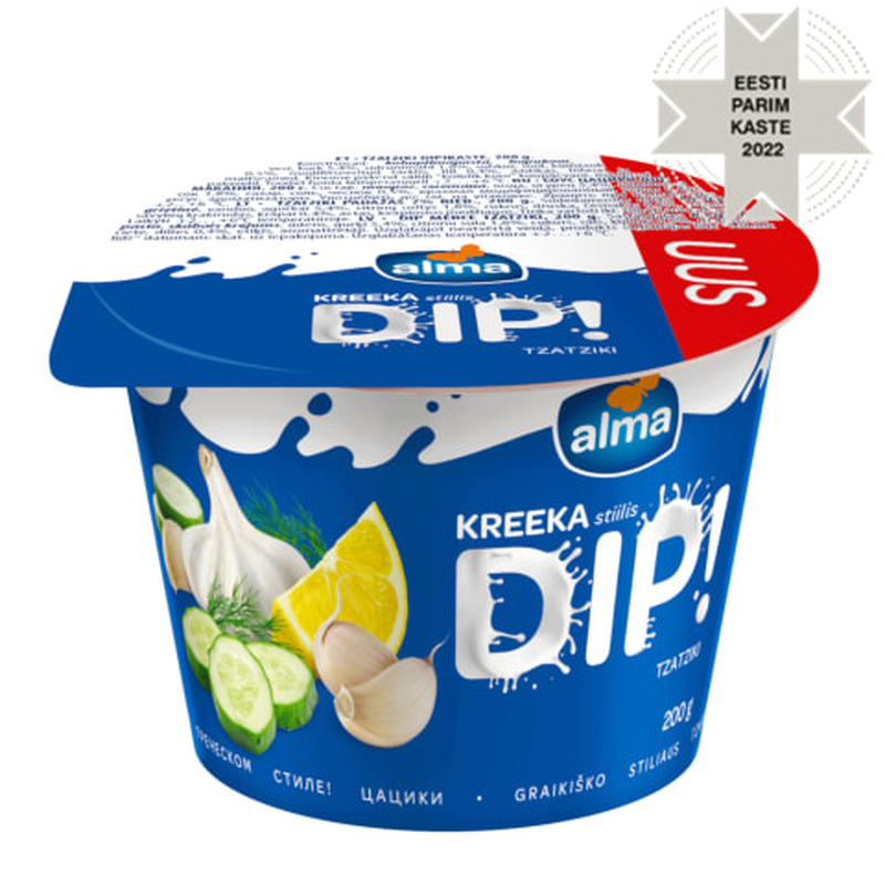 Dipikaste tzatziki kreeka stiilis Dip! Alma 200g