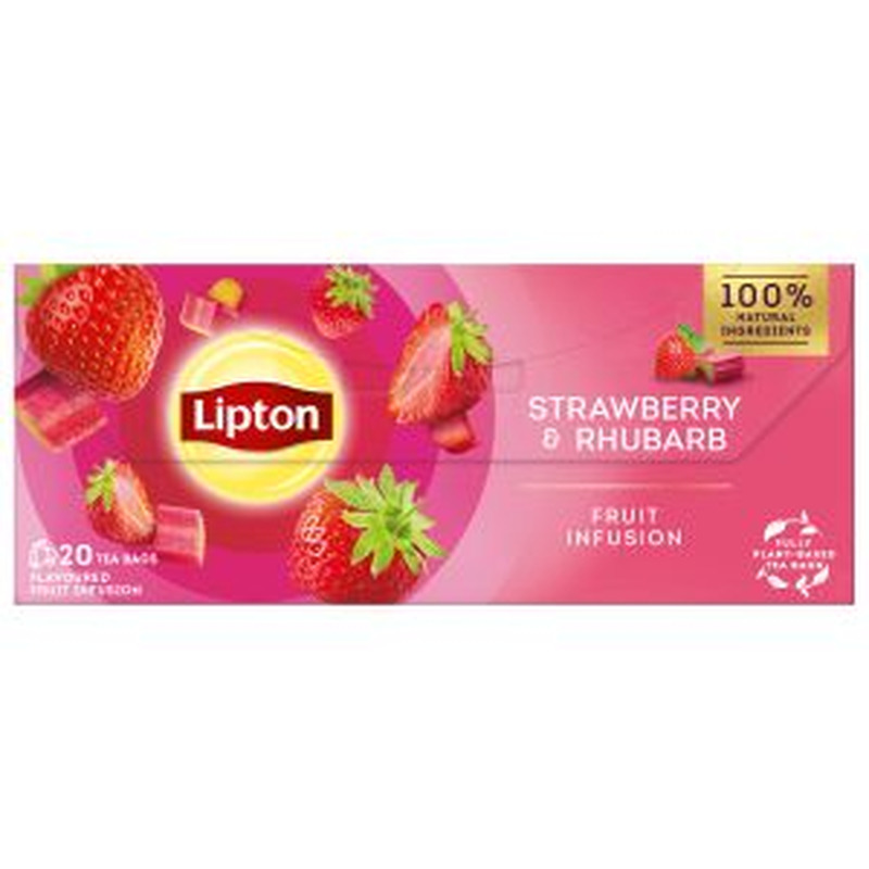 Maasika-rabarberi tee, LIPTON, 32 g