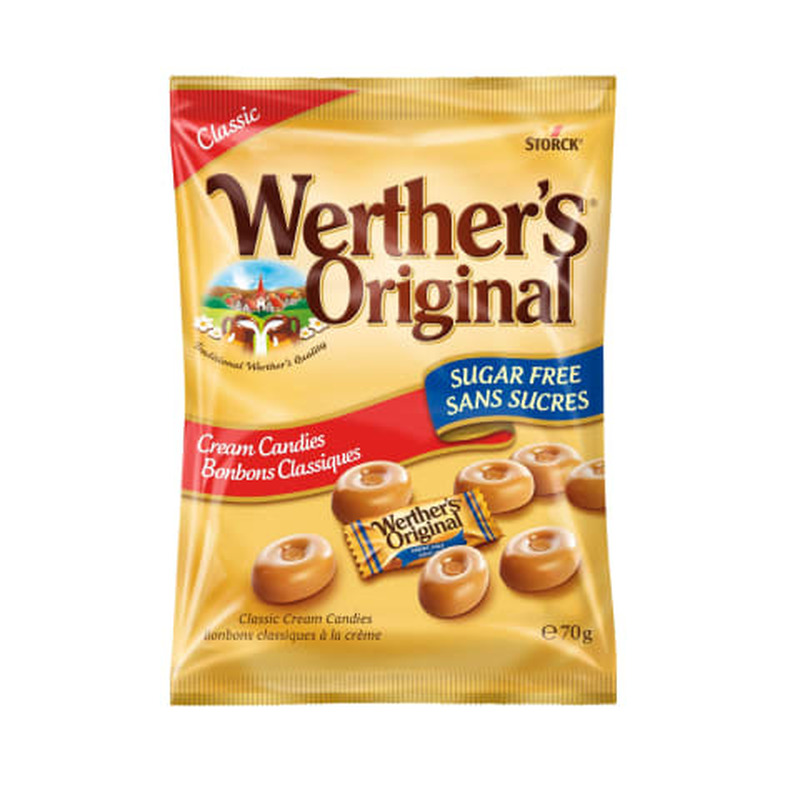 Karamell Werther's Original suhkruvaba 70g