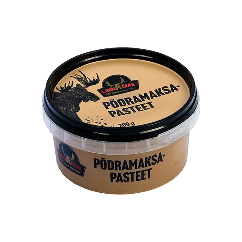 Põdramaksa pasteet, LINNAMÄE LIHATÖÖSTUS, 200 g