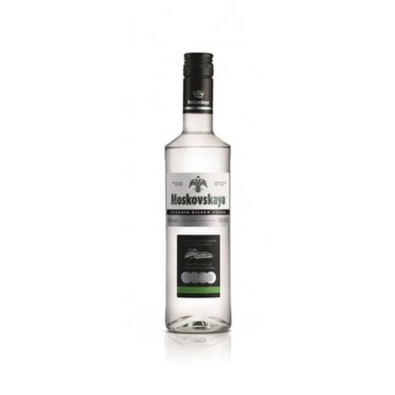 MOSKOVSKAYA Osobaya Silver vodka 40% 50cl