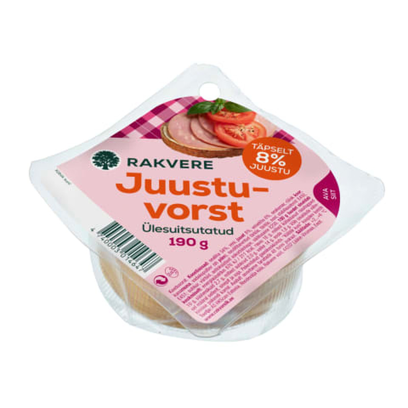 Vorst Juustu viilutatud Rakvere 190g