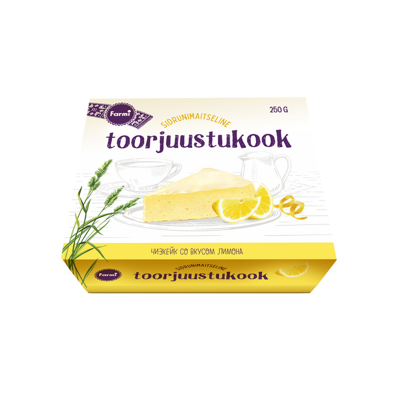 Sidruni toorjuustukook, FARMI, 250 g