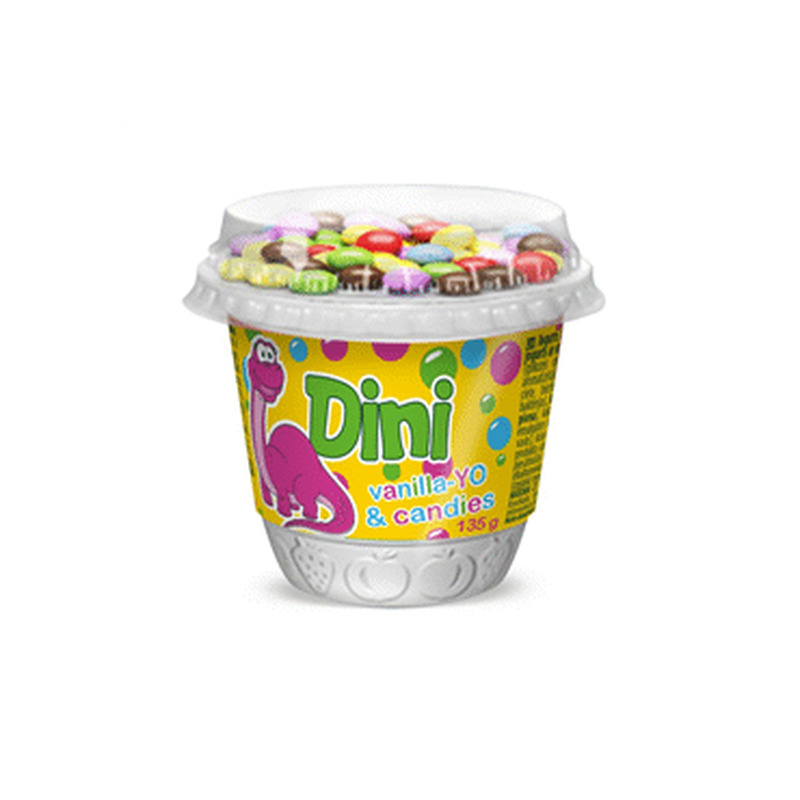 Jogurt DINI vanilje, dražeega, 135g