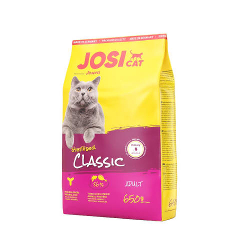 Kassitoit kuiv Josera Premium JosiCat steriliseeritud kassidele 650g