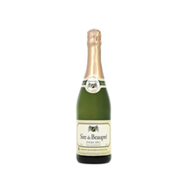 Sire de Beaupre demi sec sparkling wine vahuvein750ml