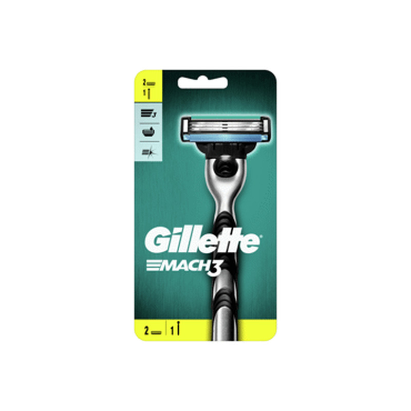 Raseerija GILLETTE Mach3 +,2 tera