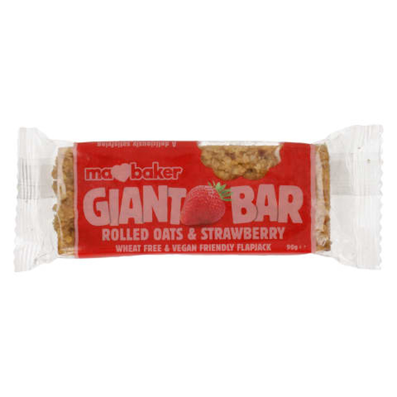 Kaerabatoon maasikatega Ma Baker Giant Bar 90g