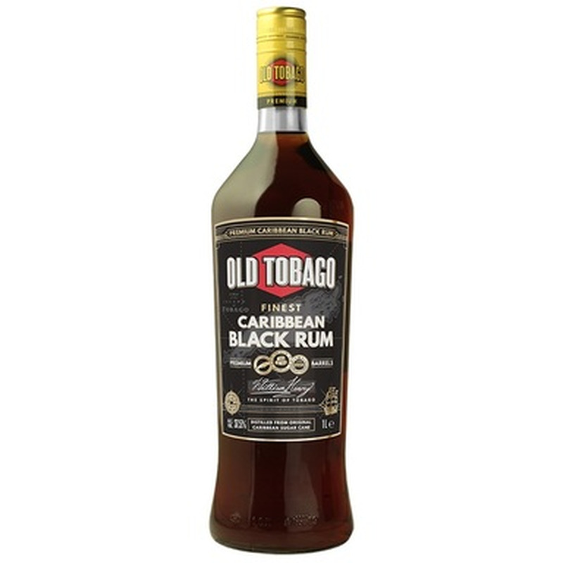 OLD TOBAGO Premium Caribbean Black Rum 37,5% 100cl