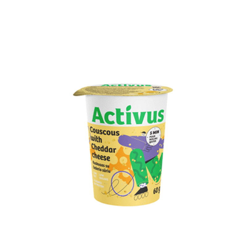 Kuskuss Cheddari juustuga, ACTIVUS, 60 g