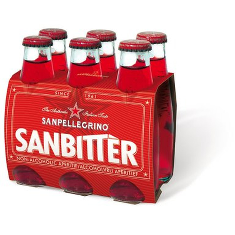 SANPELLEGRINO Sanbitter Rosso 6x10cl (klaas)