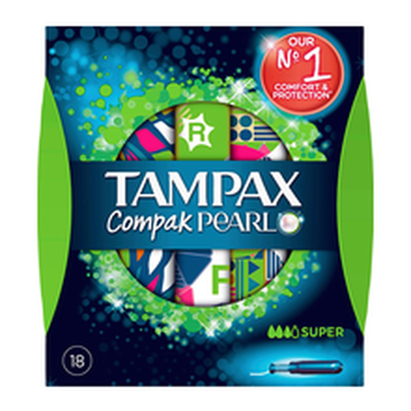 Tampax Compak Pearl Super tampoonid 18 tk