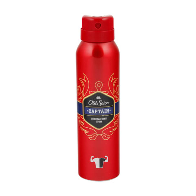 Spreideodorant Old Spice Captain 150ml