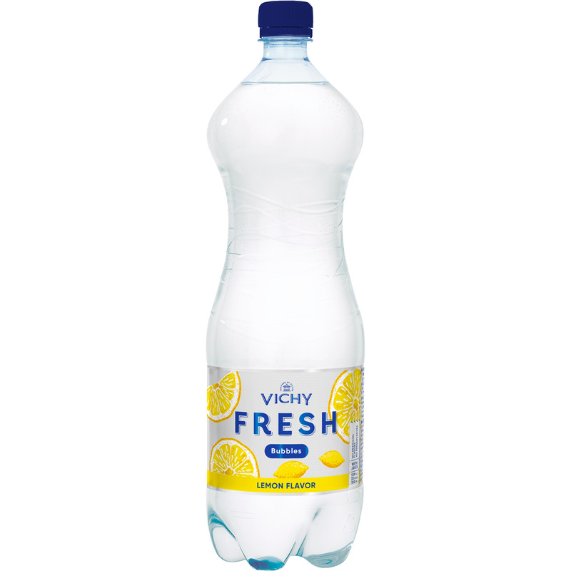 Gaseeritud sidrunimaitseline jook, VICHY FRESH BUBBLES, 1,5 L