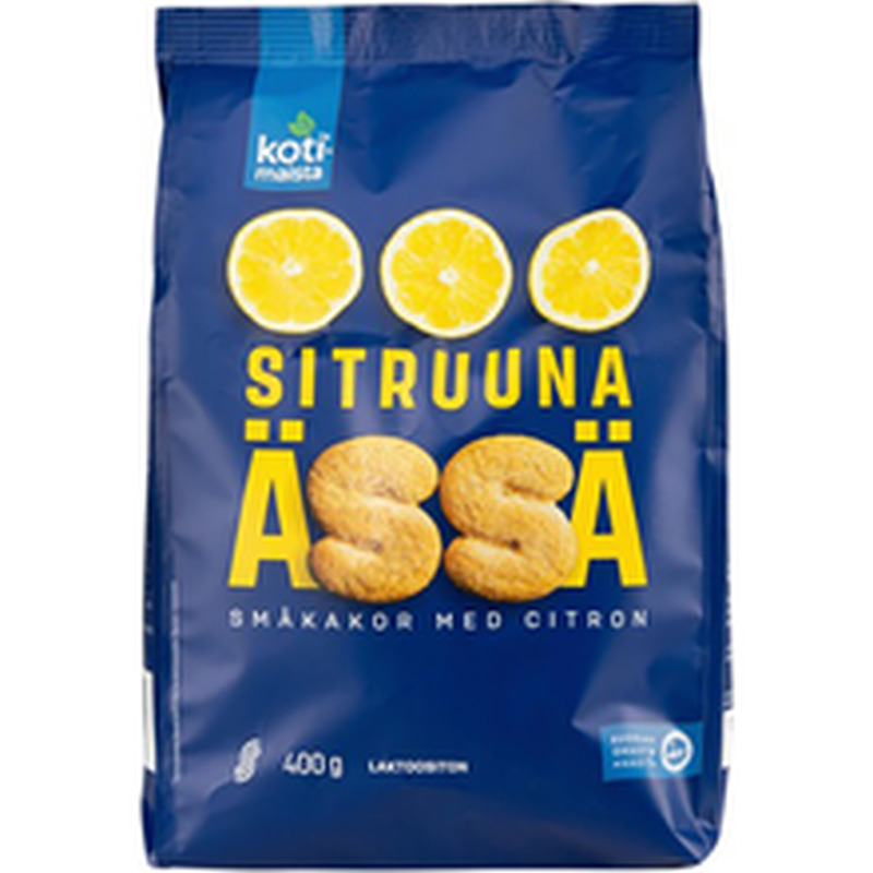 Kotimaista Sitruuna Ässä sidruniküpsised 400 g, laktoosivaba