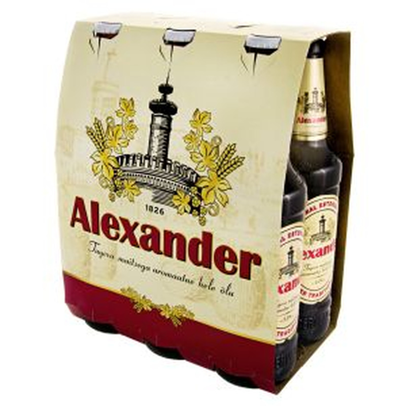 Hele õlu Alexander 6-pakk, A.LE GOQ, 6 x 500 ml pudel