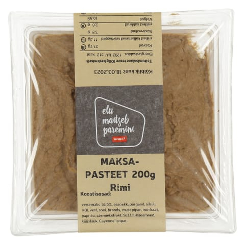 Maksapasteet 200g Rimi