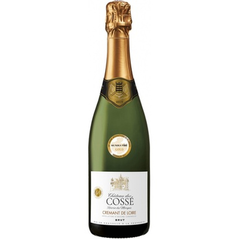 CHATEAU Des Cosse Cremant de Loire Brut 12,5% 75cl (valge)