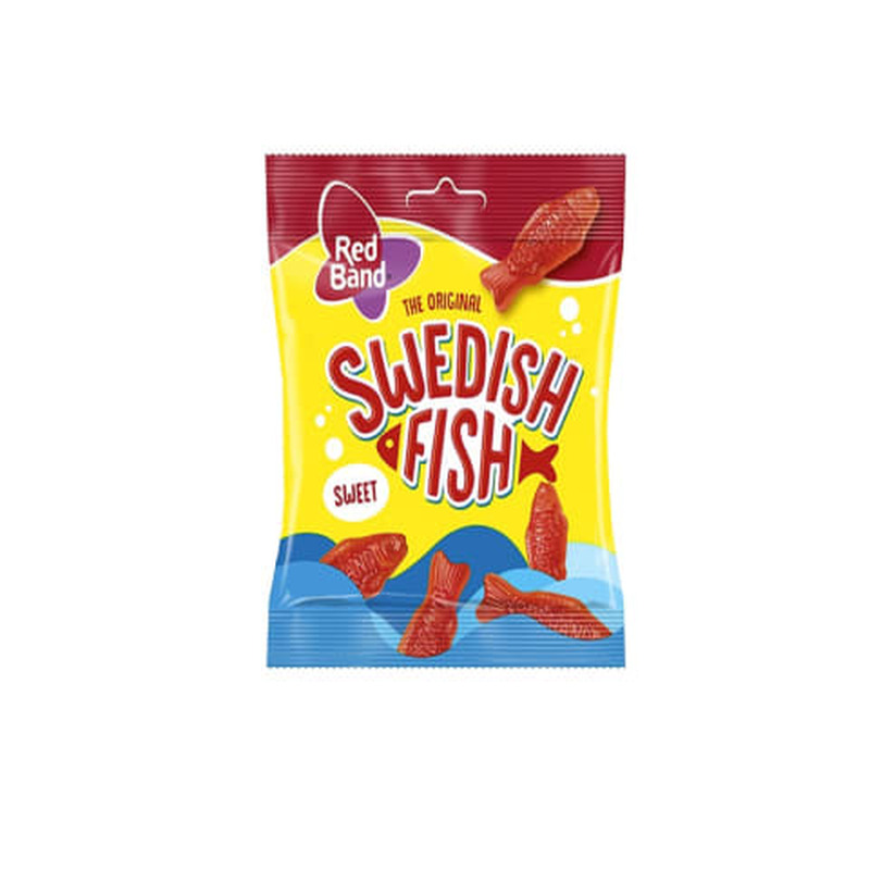 Kummikommid Swedish Fish Red Band 100g