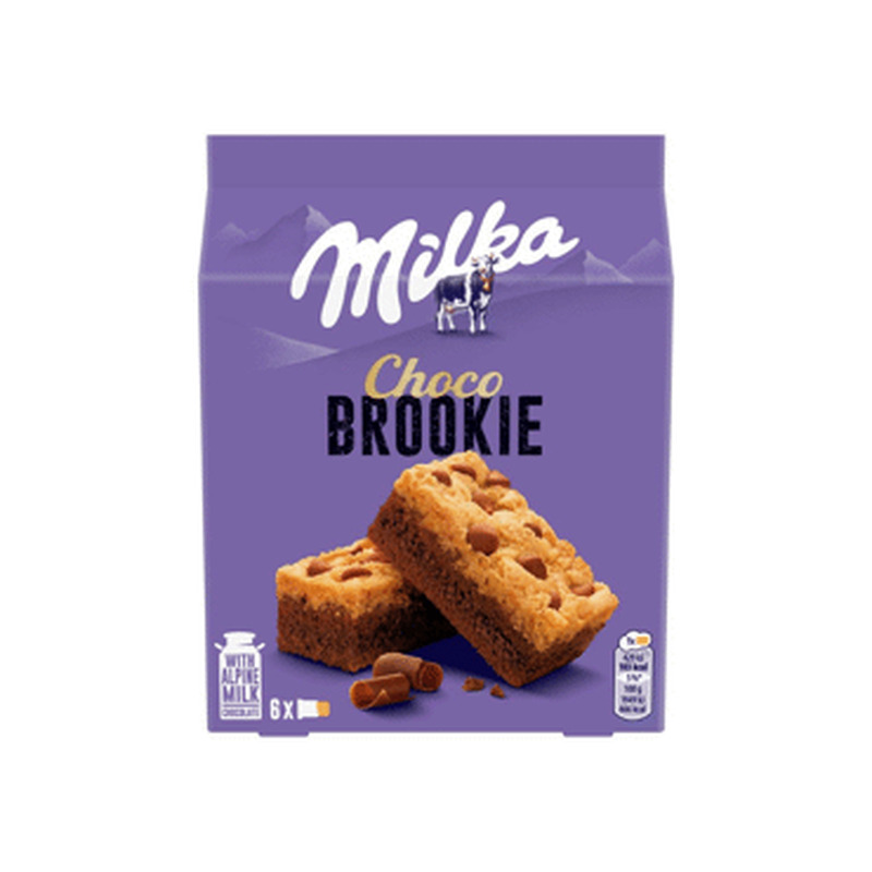 Biskv.küpsised Choco Brookie, MILKA,132 g