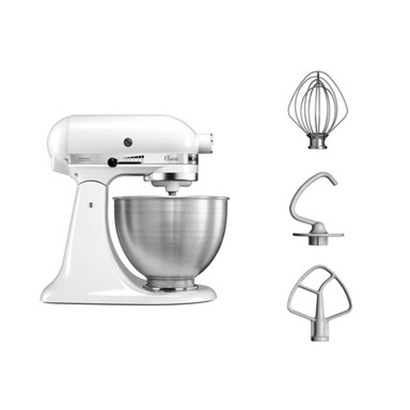 KitchenAid mikser Classic valge