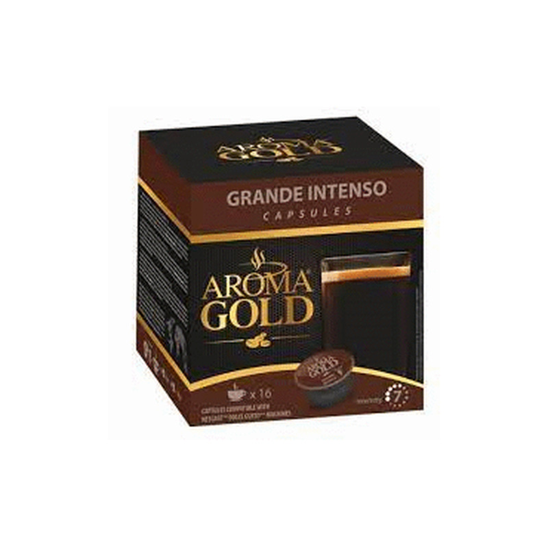 Kohvikap.AROMA GOLD Grande Intenso 16x8g