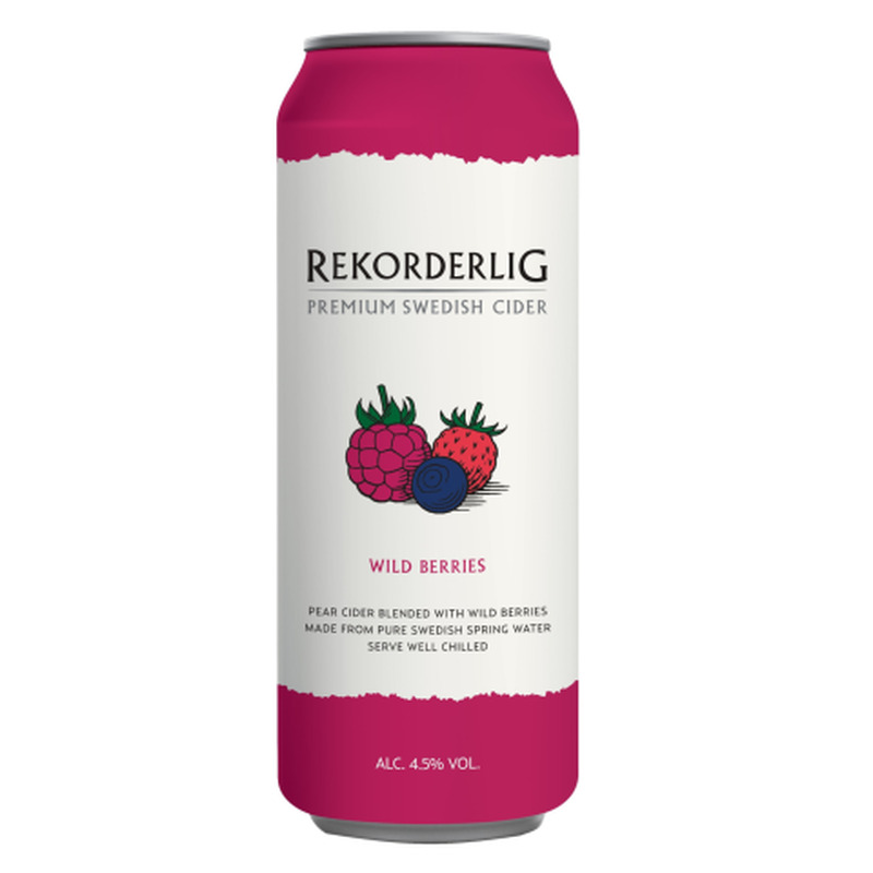 Siider Rekorderlig Cider Wildberries 4,5%vol 0,5l prk