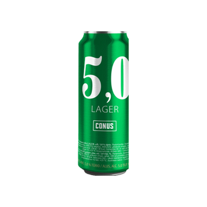 Õlu CONUS Lager 5% 500ml prk