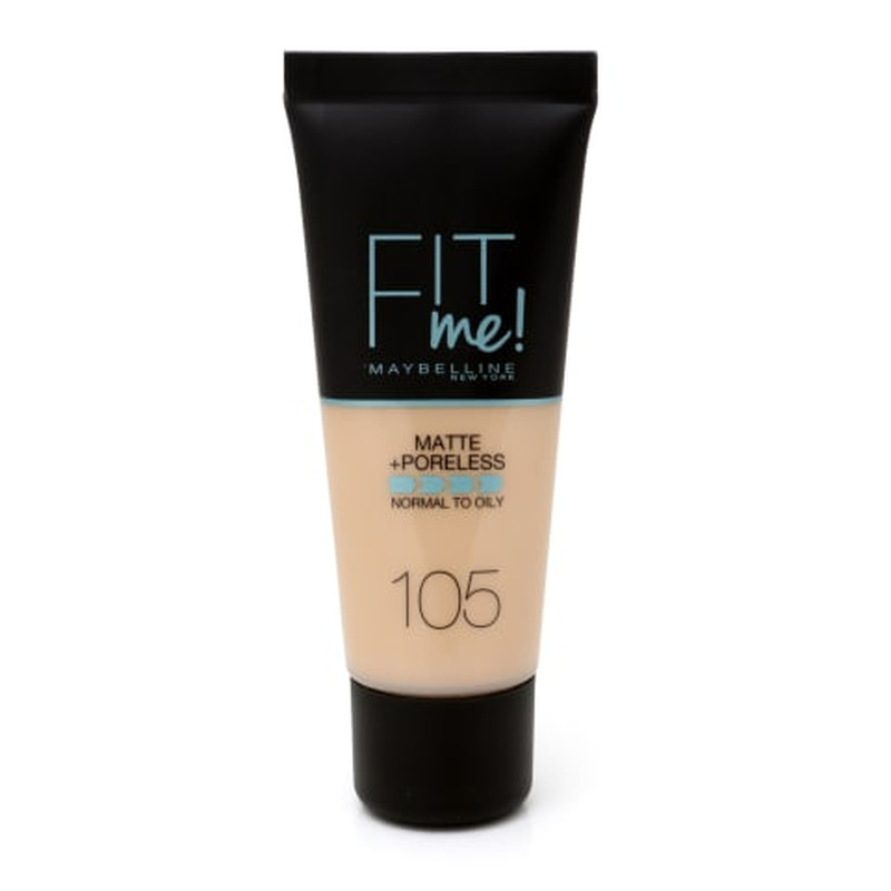 Jumestuskreem Fit me matte, 105 natural, MAYBELLINE