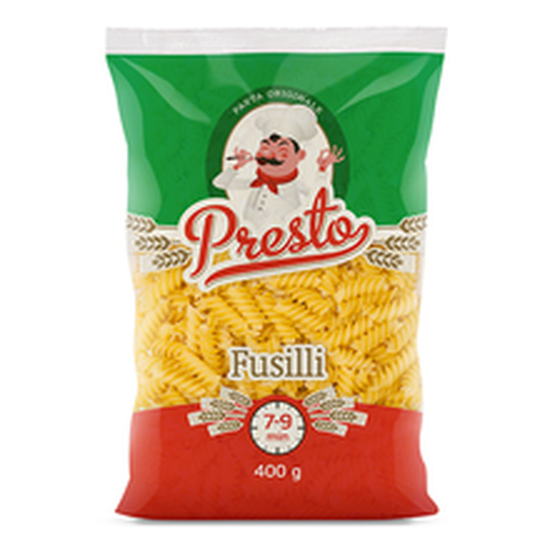 Pasta Fusilli, PRESTO, 400 g