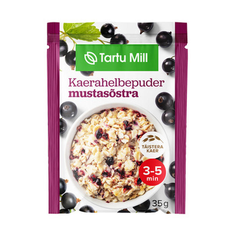 TARTU MILL Kaerahelbepuder mustasõstra 35g