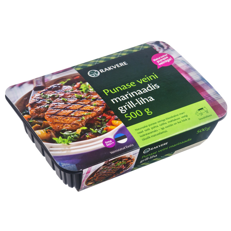 Grill-liha seavälisfileest punase veini marinaadis, RAKVERE LK, 500 g