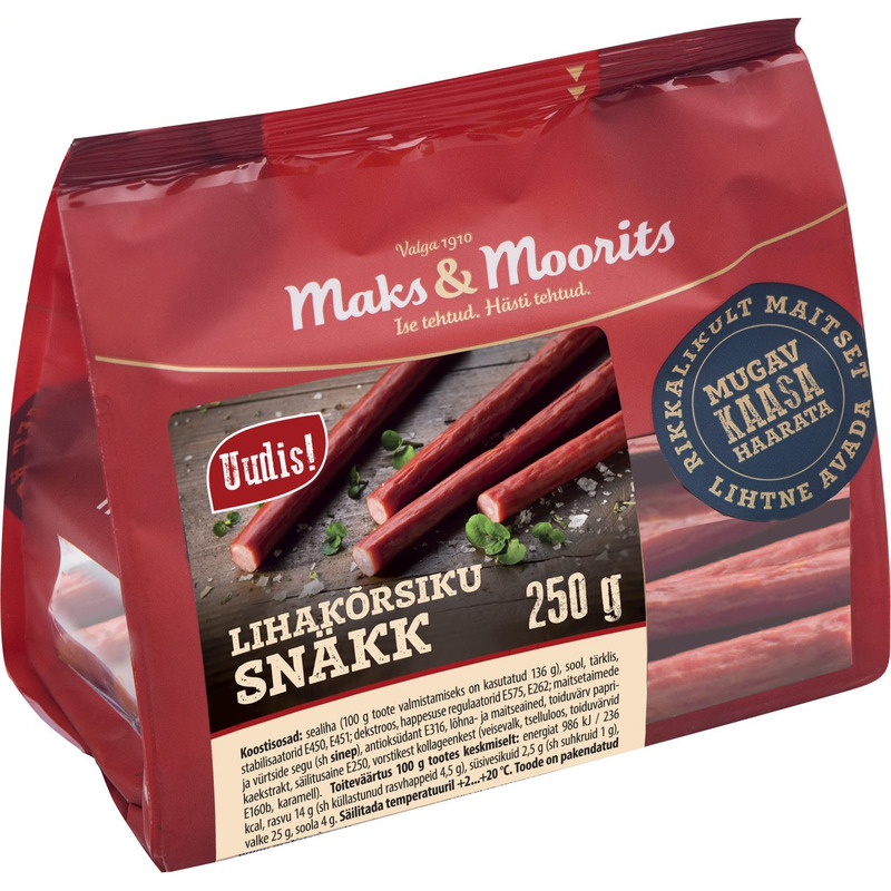 Lihakõrsiku snäkk, MAKS & MOORITS, 250 g